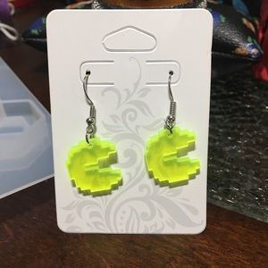 PAC man earrings